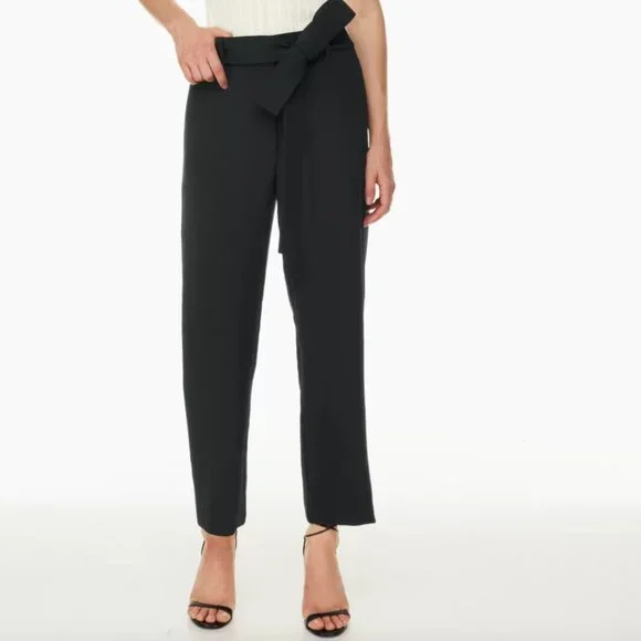 ARITZIA Wilfred Cotton Tie-Front Pant - Picture 1 of 6